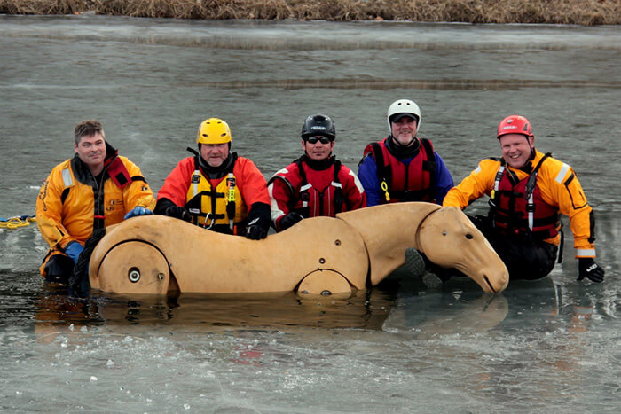 animal ice rescue training